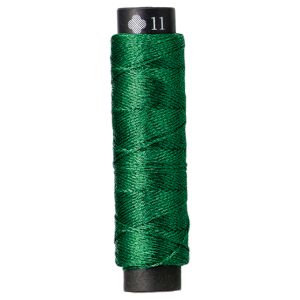 ルシアン LECIEN cosmo ルシアン にしきいと ラメ 錦 丸撚り 刺しゅう糸 20m巻 Col.11 松葉色 まつばいろ No.77 CS77-11 cosmo