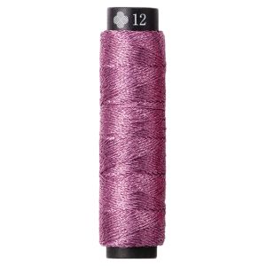 ルシアン LECIEN cosmo ルシアン にしきいと ラメ 錦 丸撚り 刺しゅう糸 20m巻 Col.12 桃色 ももいろ No.77 CS77-12 cosmo