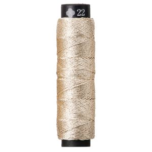 ルシアン LECIEN cosmo ルシアン にしきいと ラメ 錦 丸撚り 刺しゅう糸 20m巻 Col.22 真珠 しんじゅ No.77 CS77-22 cosmo