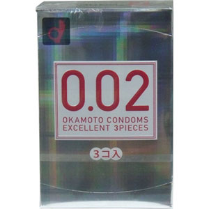 オカモト OKAMOTO オカモト うすさ均一 0.02EX3コ コンドーム