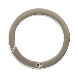 日本紐釦貿易 Nippon Chuko NBK 平角キャストカラビナ φ34mm 徳用20個入 シルバー CK1-35-S-20SET 日本紐釦貿易