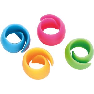 日本紐釦貿易 Nippon Chuko NBK カラフルボビン糸ホルダー 2.7 8.7cm調節可能 4色×各1個 NI-02437 日本紐釦貿易