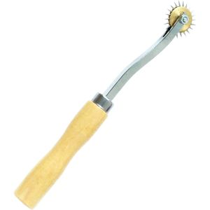 日本紐釦貿易 Nippon Chuko NBK 高級ギザ歯ルレット 全長約17.2cm NI-02505 日本紐釦貿易