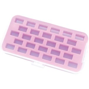 日本紐釦貿易 Nippon Chuko NBK 透明ボビンケース 95×178mm ピンク NI-02513 日本紐釦貿易