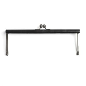 日本紐釦貿易 Nippon Chuko NBK ウッドバー付き浮足口金 大 黒 1個入 TYK5-B