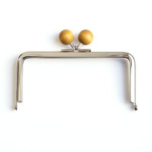 日本紐釦貿易 Nippon Chuko NBK からふる木玉口金 角型 イエロー TYK2S-Y 日本紐釦貿易