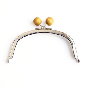 日本紐釦貿易 Nippon Chuko NBK からふる木玉口金 くし型 イエロー TYK3S-Y 日本紐釦貿易