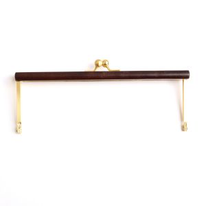 日本紐釦貿易 Nippon Chuko NBK ウッドバー付き浮足口金 大 チョコ TYK5-C 日本紐釦貿易