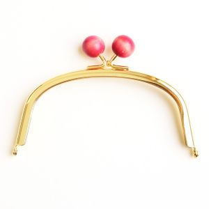 日本紐釦貿易 Nippon Chuko NBK からふる木玉口金 G くし型 ピンク TYK3G-P 日本紐釦貿易