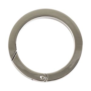日本紐釦貿易 Nippon Chuko NBK 平角キャストカラビナ 丸 大 49mm シルバー CK1-50-S 日本紐釦貿易