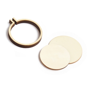 日本紐釦貿易 Nippon Chuko NBK ミニチュア刺繍枠 KE1451 日本紐釦貿易