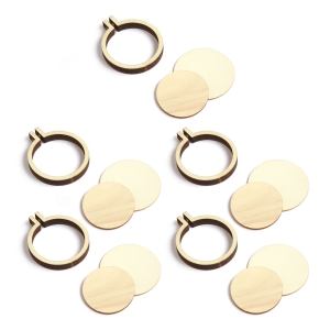 日本紐釦貿易 Nippon Chuko NBK ミニチュア刺繍枠 5個セット KE1450-5 日本紐釦貿易