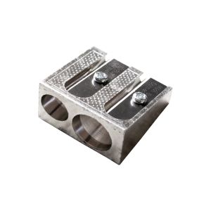 日本紐釦貿易 Nippon Chuko NBK LYRA ツインシャープナー 替え芯削り器 1個入 ニッケル SDY6560 日本紐釦貿易