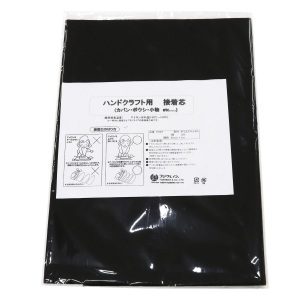 日本紐釦貿易 Nippon Chuko NBK クラフト用ハード接着芯 92×100cm 黒 P300F-B 日本紐釦貿易