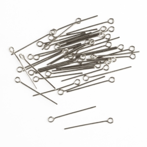 日本紐釦貿易 Nippon Chuko NBK 9ピン 0.7×20mm 約130本入 シルバー A12-33 日本紐釦貿易