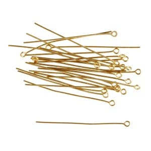 日本紐釦貿易 Nippon Chuko NBK 9ピン 0.7×40mm 約63本入 ゴールド A12-37 日本紐釦貿易