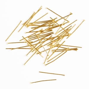 日本紐釦貿易 Nippon Chuko NBK Tピン 0.7×20mm 約135本入 ゴールド A12-91 日本紐釦貿易