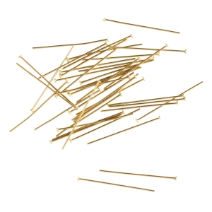 日本紐釦貿易 Nippon Chuko NBK Tピン 0.7×30mm 約105本入 ゴールド A12-94 日本紐釦貿易