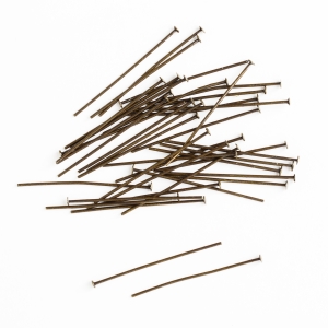 日本紐釦貿易 Nippon Chuko NBK Tピン 0.7×30mm 約105本入 アンティークゴールド A12-95 日本紐釦貿易