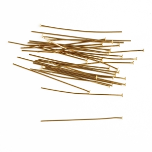 日本紐釦貿易 Nippon Chuko NBK Tピン 0.7×40mm 約70本入 ゴールド A12-97 日本紐釦貿易