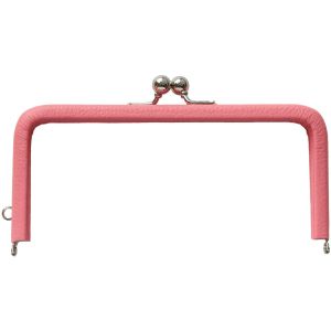 日本紐釦貿易 Nippon Chuko NBK レザーフレーム口金 ピンク TAK2-P 日本紐釦貿易