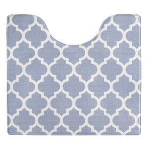 オカ OKA オカ ササッと拭ける トイレマット グレー モロッカン