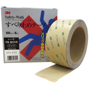 スリーエム 3M スリーエム 3M F CLE 50×5 セーフティ ウォーク タイプF 50mm×5m クリア