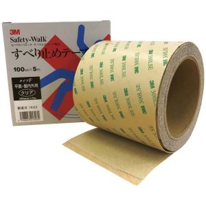 スリーエム 3M スリーエム 3M F CLE 100×5 セーフティ ウォーク タイプF 100mm×5m クリア