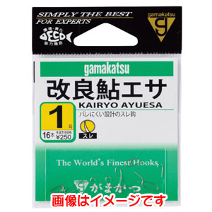 がまかつ Gamakatsu がまかつ 改良鮎エサ 白 1.5号 12-098