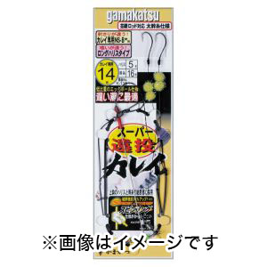 がまかつ Gamakatsu がまかつ スーパー遠投カレイ エッグボール 15号 ハリス 5 K-115