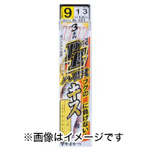 がまかつ Gamakatsu がまかつ Gamakatsu PEハリスキス投仕掛 3本 8-1 N151 45873