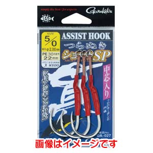 がまかつ Gamakatsu がまかつ アシストフック 貫 ショートSP 3/0号 GA-027