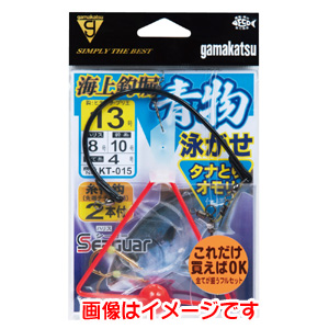 がまかつ Gamakatsu がまかつ 海上釣堀 青物泳がせ仕掛 タナ取りオモリ仕様 11号 ハリス 6 KT-015