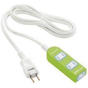 パナソニック Panasonic パナソニック WHA2523GKP ザ タップX 3コ口 2m グリーン Panasonic