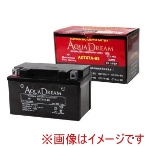 AQUA DREAM AQUA DREAM AD-ADTX7A-BS バイク用バッテリー PLATINUM Motorcycle Battery メーカー直送 代引不可 北海道沖縄離島不可