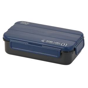 パール金属 Pearl パール金属 ホームレーベル メンズ ランチ ボックス 1段 ネイビー DC-6068