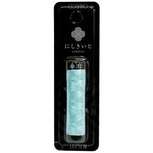 ルシアン LECIEN cosmo ルシアン にしきいと ラメ 発泡水 たすき撚り 刺しゅう糸 20m巻 Col.202 水面 みなも No.77 CS77-202 cosmo