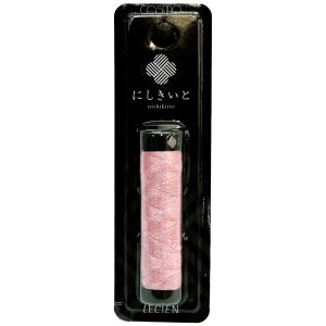 ルシアン LECIEN cosmo ルシアン にしきいと ラメ 発泡水 たすき撚り 刺しゅう糸 20m巻 Col.204 寿甘 すあま No.77 CS77-204 cosmo