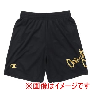 チャンピオン Champion チャンピオン C3-ZB520 SHORTS ブラックXゴールド L