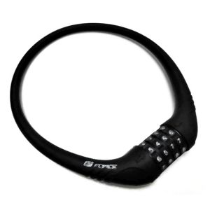 フォース FORCE フォース シリコンロック 60cm ダイヤル式 ブラック 80005 FORCE