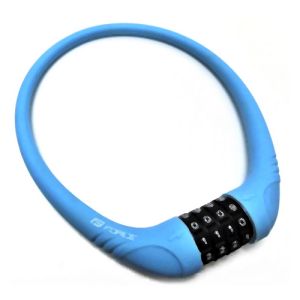 フォース FORCE フォース シリコンロック 60cm ダイヤル式 ターコイズブルー 80007 FORCE