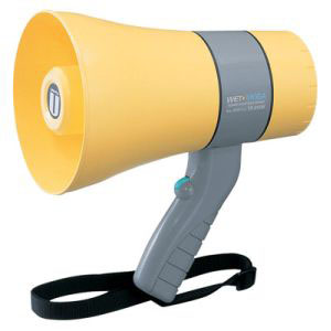 ユニペックス 6W防滴メガホン TR-215WA