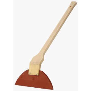 大塚刷毛製造 マルテー 柄付ゴムベラ 長柄 赤 特大 200mm 300305 0006 大塚刷毛製造