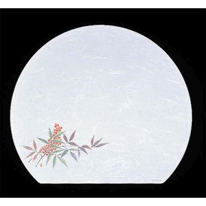 アーテック アーテック 尺三半月 懐石まっと 抗菌遠赤和紙 尺3半月 100枚 南天 WH-4