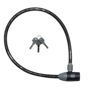 ジェイ＆シー J&C ワイヤー錠 10mm×600mm ブラック JC-020W