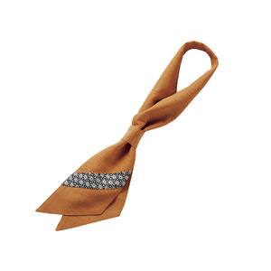 住商モンブラン 住商モンブラン 9-676 ループ付スカーフ 兼用 オレンジ 黒 フリー 男女兼用