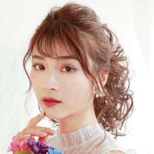 プリシラ プリシラ シュシュ スパイラル カール 耐熱 マロンブラウン VS-33-TMB