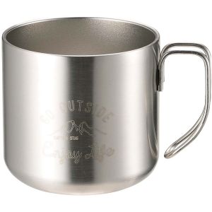 キャプテンスタッグ CAPTAIN STAG キャプテンスタッグ モンテ ダブルステンレスマグカップ 350 シルバー UE-3428