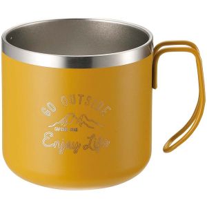 キャプテンスタッグ CAPTAIN STAG キャプテンスタッグ モンテ ダブルステンレスマグカップ 350 イエロー UE-3434