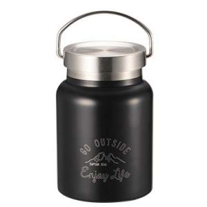 キャプテンスタッグ CAPTAIN STAG キャプテンスタッグ モンテ 真空断熱 保温 保冷 HDフードポット 400ml ブラック UE-3441